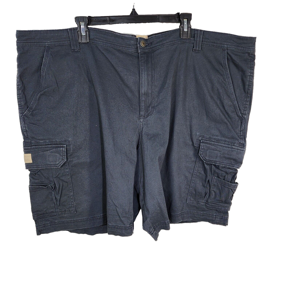 Redhead Mens Cargo Shorts Size 48 Fulton Flex Navy Blue Hiking Outdoor Fishing